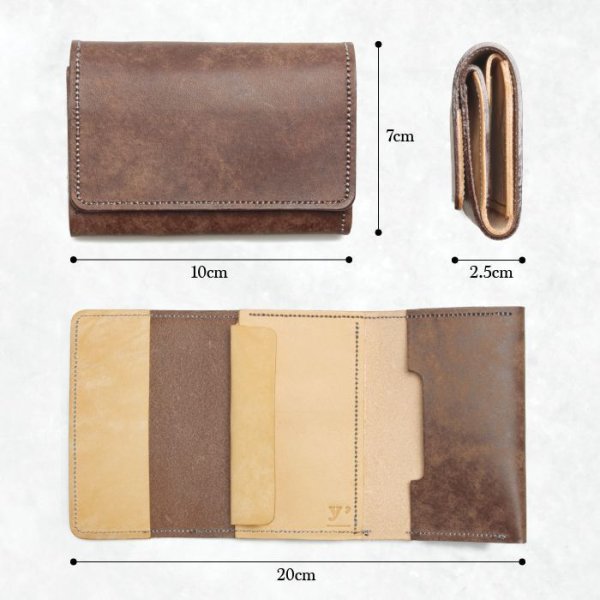 画像8: YUプロデュース 三つ折りミニウォレット (8)