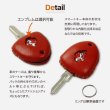 画像9: フェラーリ イグニッションキー専用 348 355 360 456 550 テスタロッサ 512TR 512M 窓付き キーケース 総手縫い仕上げ (9)