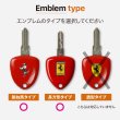 画像11: フェラーリ イグニッションキー専用 348 355 360 456 550 テスタロッサ 512TR 512M 窓付き キーケース 総手縫い仕上げ (11)